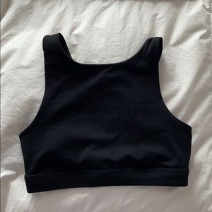 Aerie black sports bra workout top!